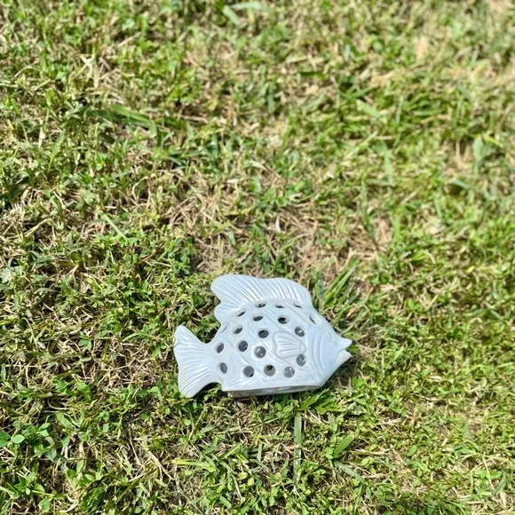 Gray Fish-Shaped Decor - Picture 2 of 2